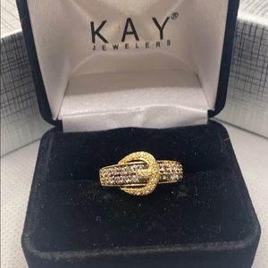 14k Buckle Ring